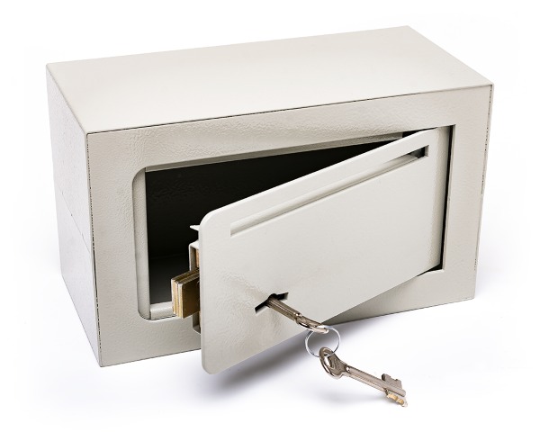 Caja fuerte de arrimar